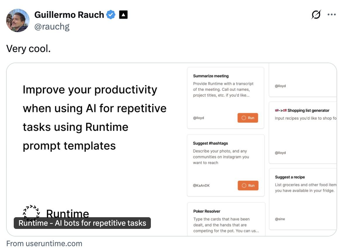 rauchg tweet
